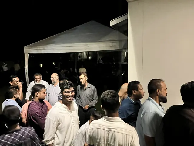 Family members gathered after the 2026 Annual General Meeting.